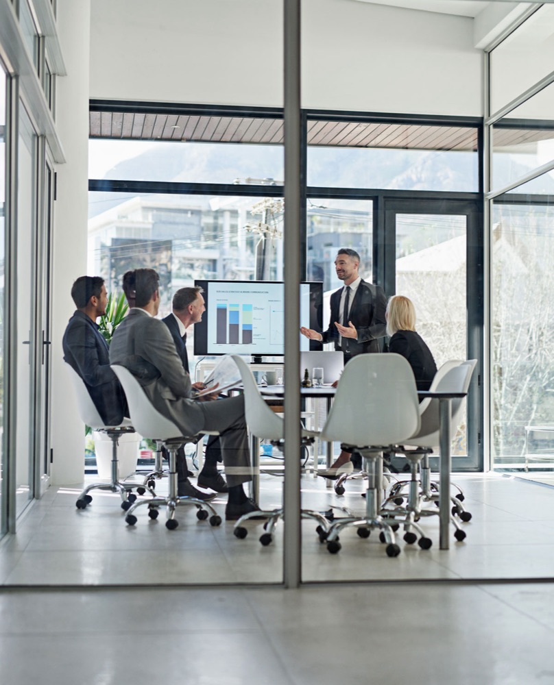 The 3DMA team in a strategy meeting